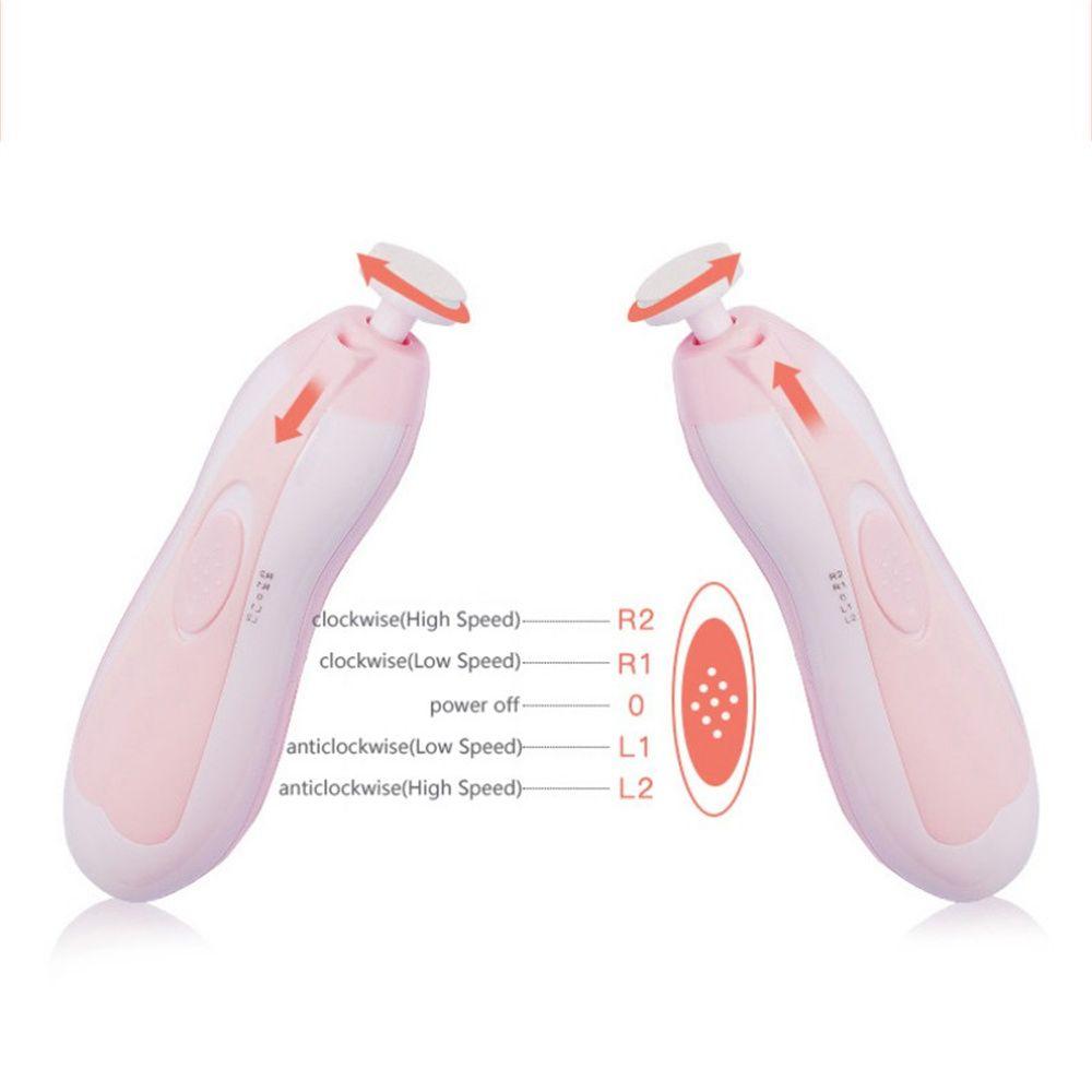 Безопасная пилочка Детский электрический триммер для ногтей Маникюр для младенцев Уход за ногтями новорожденных Устройство для пальцев ног