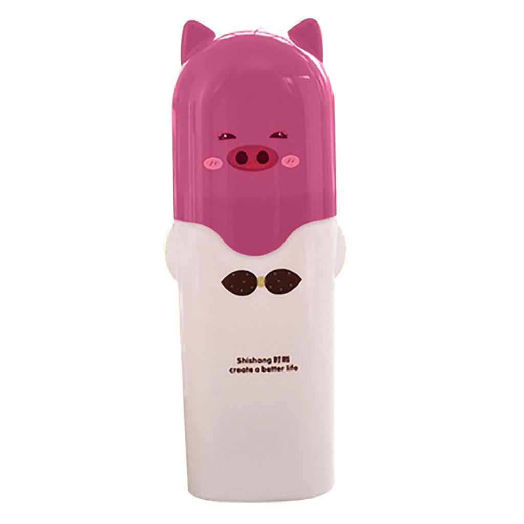 Коробка для зубных щеток с цветком, портативная пластиковая коробка для хранения зубной пасты, органайзер