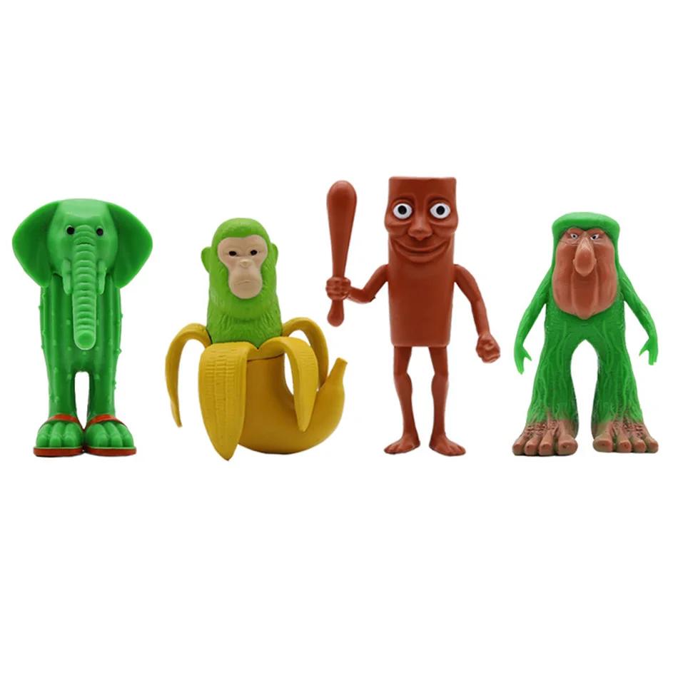 Tung sahur Фигурка Аниме Фигурка Акулы Забавная Кукла Игрушки Tralalero Tralala ПВХ модель настольное украшение детский подарок на день рождения