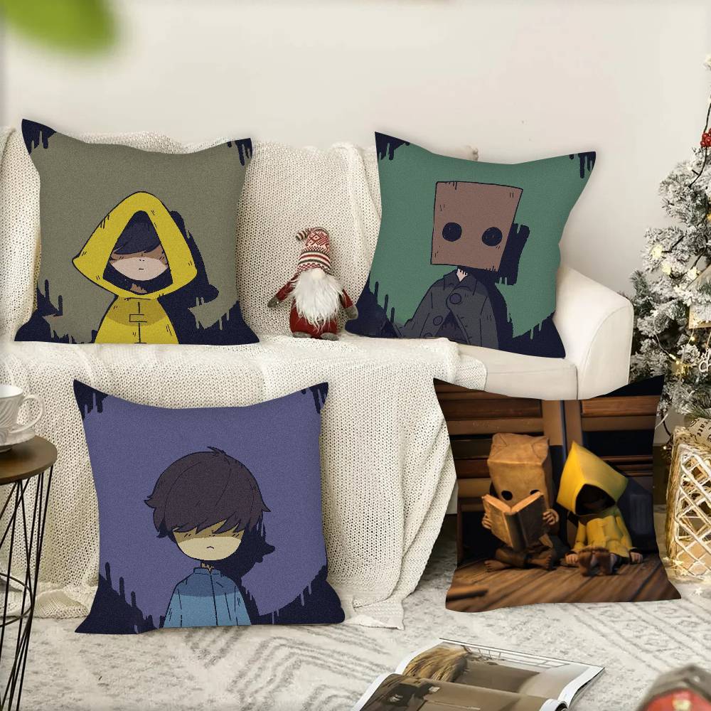 Игра L-Little Nightmares Ужасы Наволочки чехлы для подушек гостиные диваны домашний декор подарки
