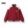 Semir Men's Spring Windproof Embroidered Patchwork Baseball Jacket