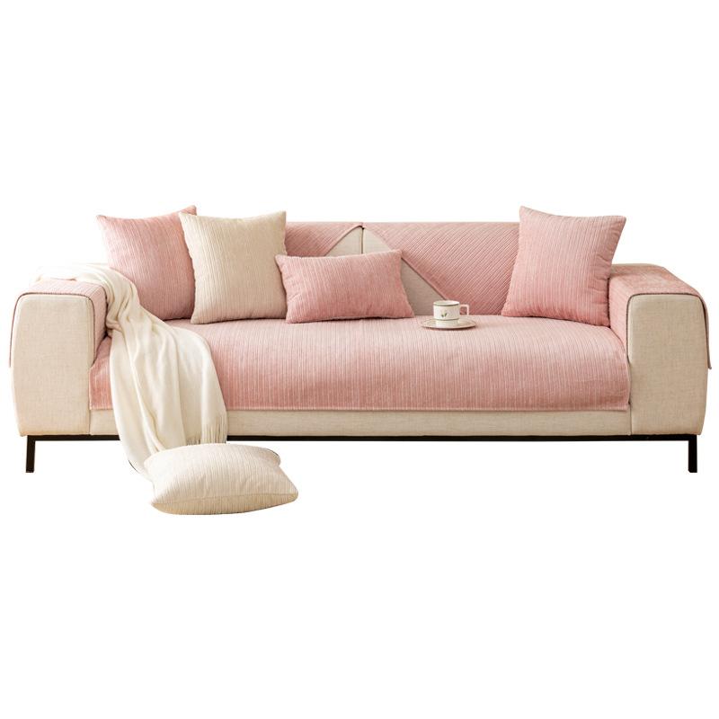 Скандинавская премиальная шенилловая подушка для дивана 2024 новая универсальная накидка на диван для четырех сезонов подушка для сиденья нескользящая накидка ткань полотенце