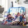1 шт. Мягкое фланелевое одеяло Grand Theft Auto с дизайнерским принтом. Уютное одеяло для всех сезонов, идеально подходит для дивана, кровати, офиса
