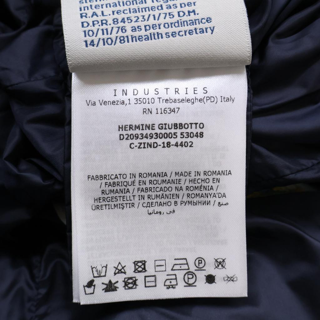 MONCLER HERMINE Hermine Down coat 0 NavyUsed