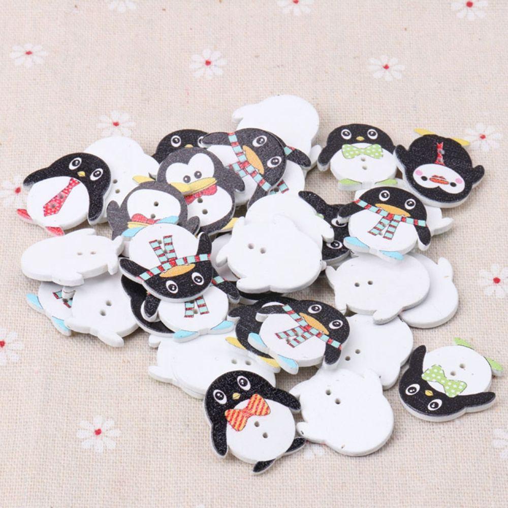 DIY Penguin Design Sewing Handwork Decor Apparel Sewing Crafts Sewing Accessories Buttons