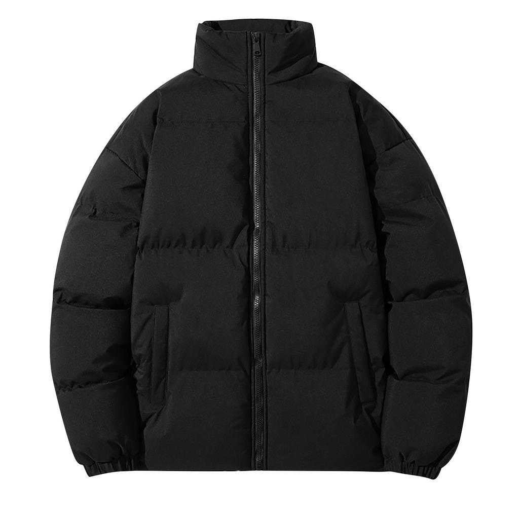 Men's Down Jacket Warm Cotton Clothing Loose Coat Bread Suit  Thickening Warm Coat