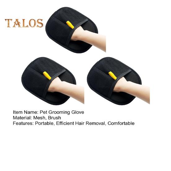 1/2/3 шт. двухсторонняя перчатка для ухода за домашними животными, многоразовая перчатка для удаления шерсти у кошек, массажная варежка для собак, щетка для линьки, купания, ухода