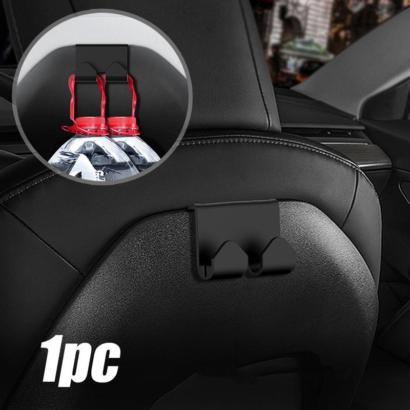 1pc Car Seat Back Umbrella Hook Car Headrest Storage Hook Car Hanger Storage Organizer Hook Auto Accessories For Tesla Model 3 Y