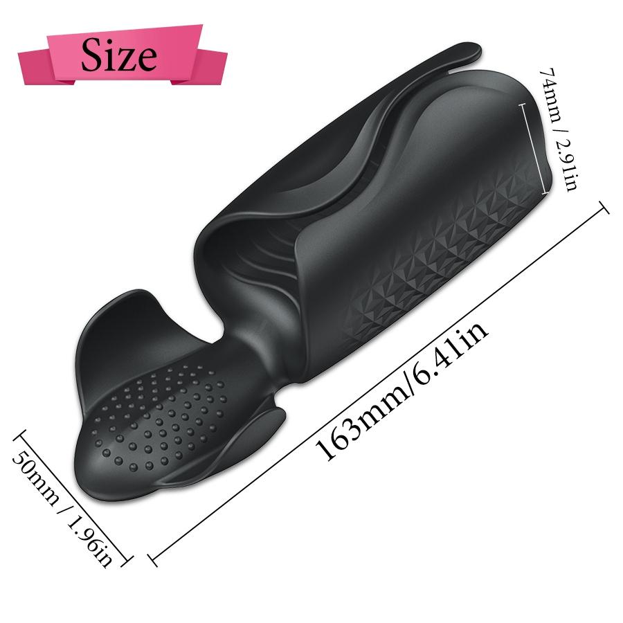Powerful Vibrator Glans Massager Penis Stimulation Penis Delay Trainer Male Masturbator Sex Machine Sex Toys for Men Adults