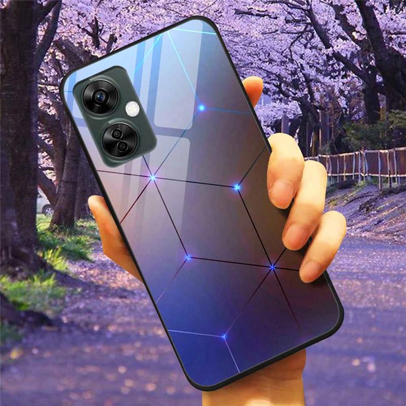 Для OnePlus Nord CE 3 Lite 5G Чехол Закаленное Стекло Жесткий Чехол Мягкий Бампер для One Plus Nord CE3 Lite N30 Оболочка Телефона Capa CE3Lite