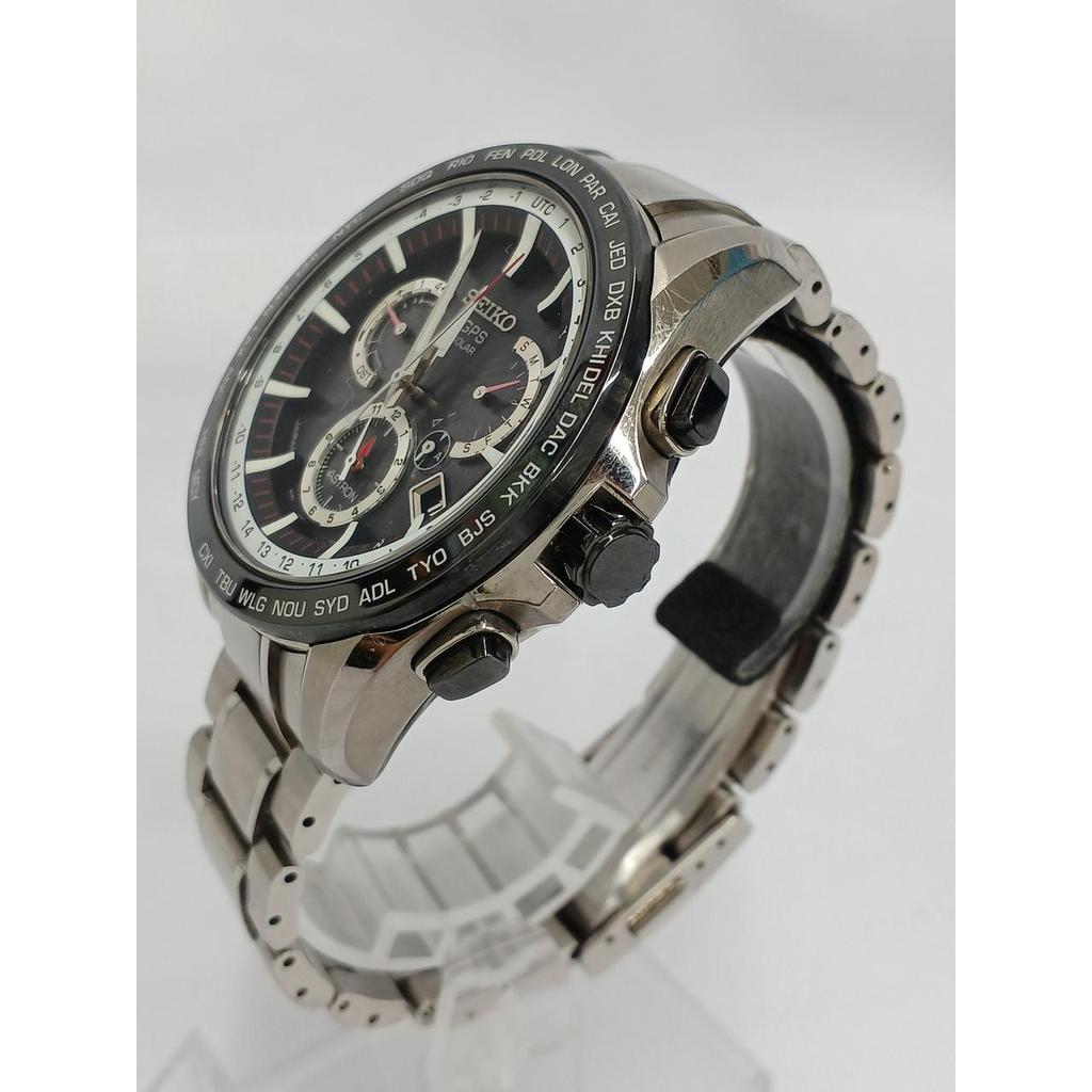 Used SEIKO 8X53-0AD0-2 GPS Radio Solar Watch