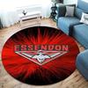 Essendon Football Club Round Area Rug,Carpet Rug for Living Room Bedroom Sofa Playroom Decor,Non-slip Floor Mat