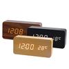 Antique Wooden Clock Electronic Clock Student Bedside Alarm Clock Smart Digital Clock