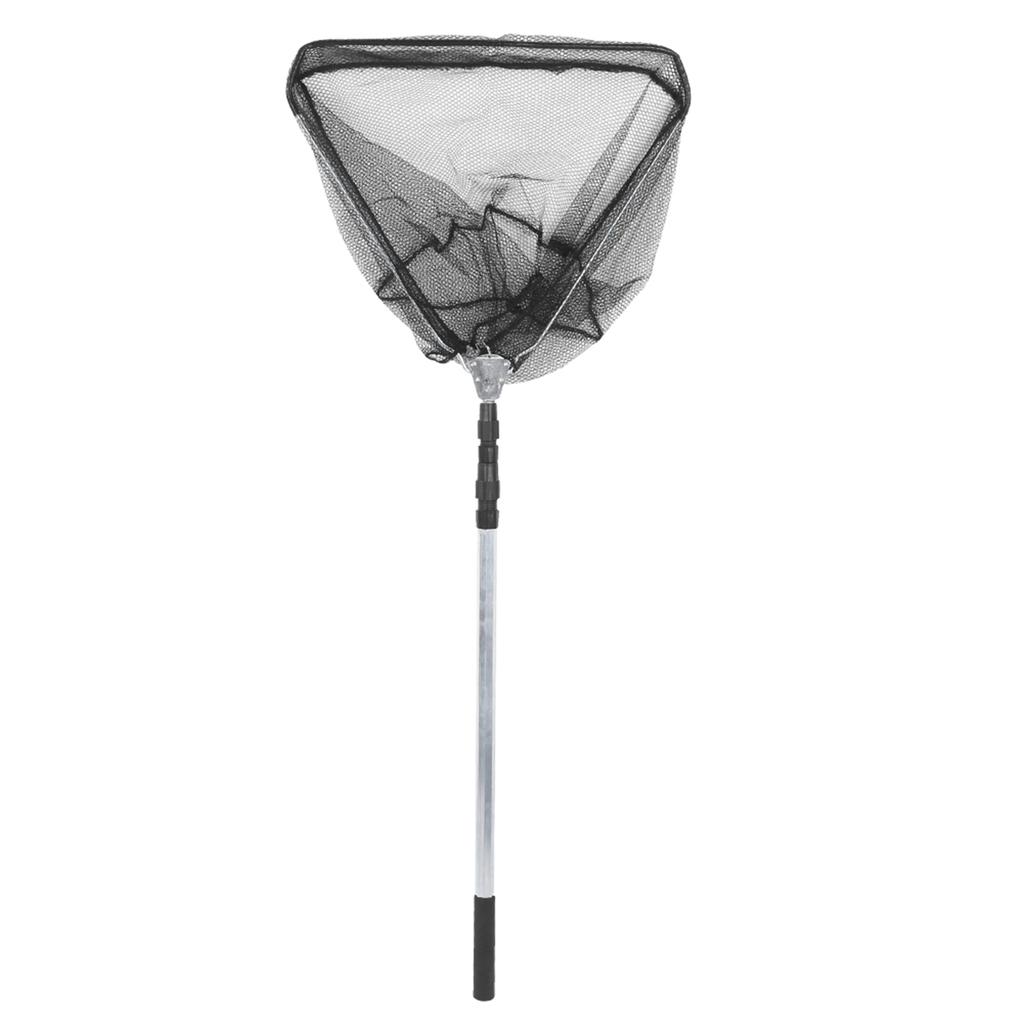 2.1M прочный складной рыболовный подсак телескопическая ручка для ловли рыбы