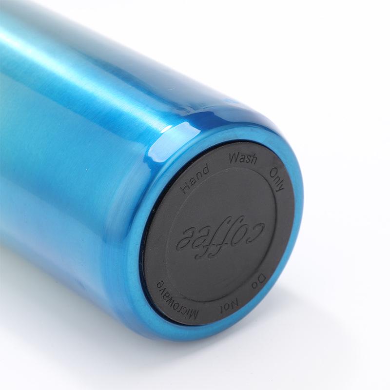 Персонализированная градиентная термокружка для кофе из нержавеющей стали 304