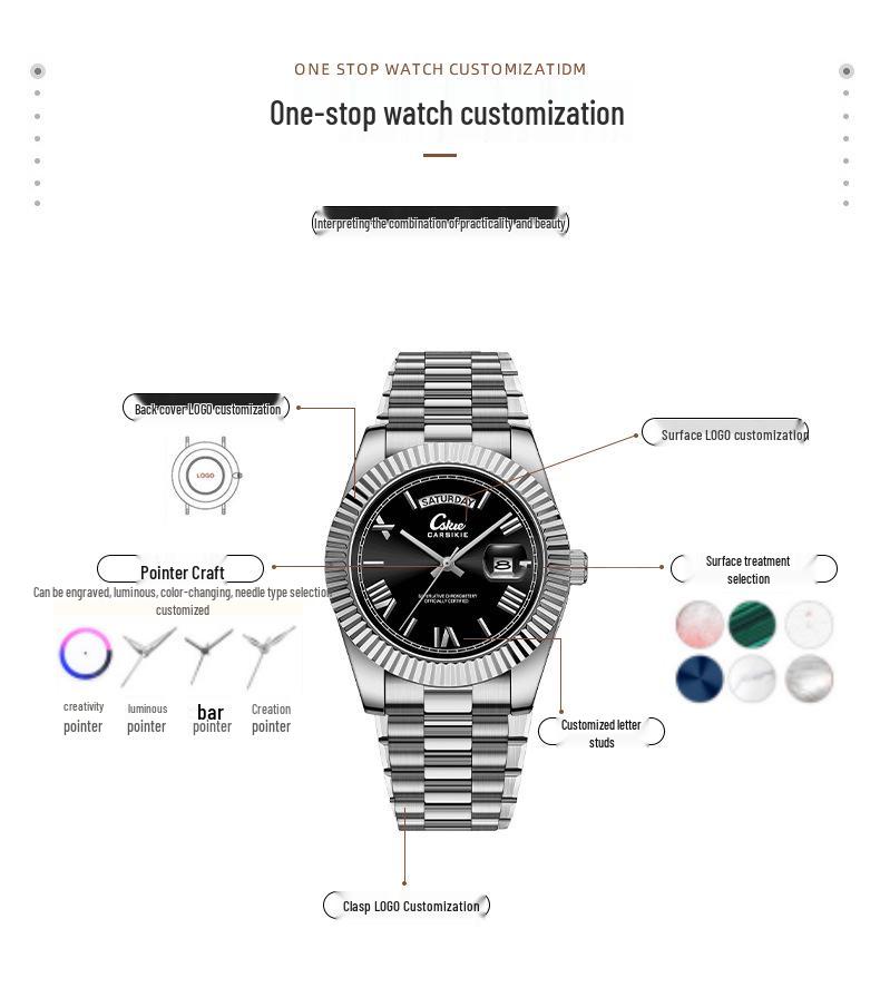 Швейцарский бренд Ультратонкие Мужские Стальные Бизнес-Часы - Высококлассный Водонепроницаемый Дизайн