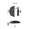 Свежий стиль трехслойный автоматический зонт от солнца – Настраиваемые логотипы для защиты от солнца и дождя