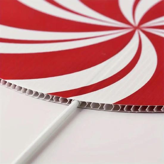 Большие елочные пики Леденец с мятой/Пряничный человечек Рождественские украшения Пластиковый навершие для рождественской елки Праздничный декор для вазы