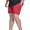 Short de bain - Urban Classics - BLOCK - Noir - Rouge - 100% nylon