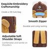 Lightweight Children's Backpack Plush Kindergarten Backpack Children School Bag  Outing Leisure