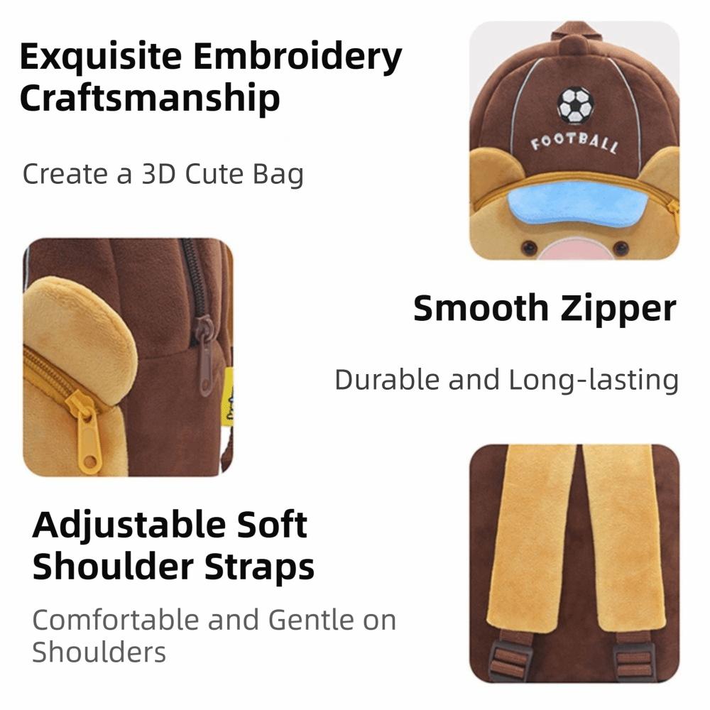 Lightweight Children's Backpack Plush Kindergarten Backpack Children School Bag Outing Leisure