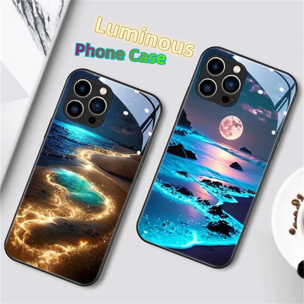 Чехол для телефона с подсветкой, подходящий для серии iPhone, модный защитный чехол