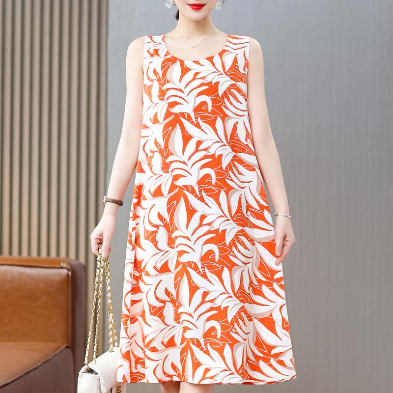 Элегантные платья без рукавов больших размеров для женщин, винтажное длинное летнее платье
