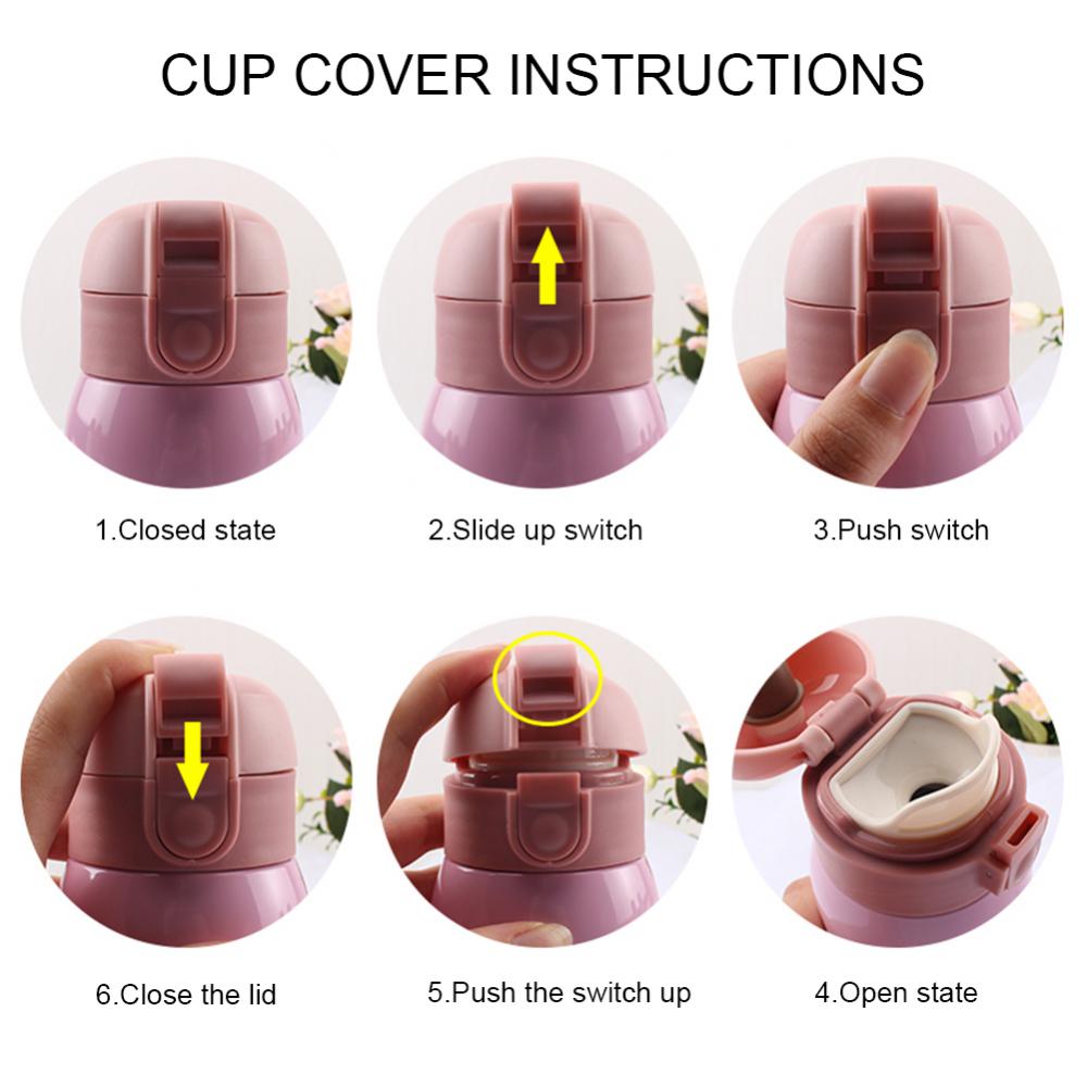 Mini Cute Coffee Vacuum Flasks Thermos Stainless Steel Travel Drink Water Bottle Thermoses Cups And Mugs 200ml Christmas Gift