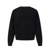 Madwitch American Retro Style Long-Sleeved Knitwear with Round Neck Design for Men and Women, Loose Casual Off-Shoulder Tops