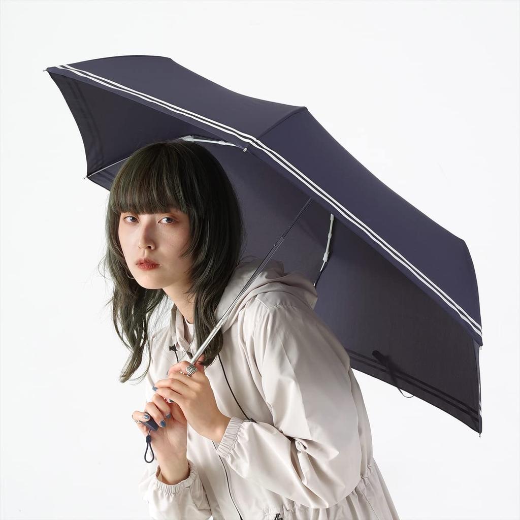 Элегантный складной зонт цвета моряк бордюр мини 55 1620NV