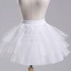 Skirt Bustle High Waist Petticoat Three-Dimensional Tailoring Light Tulle Wide Elastic Waistband Women Tulle Petticoat