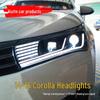 Светодиодная фара в сборе с биксеноновой линзой для Toyota Corolla 2014-2017