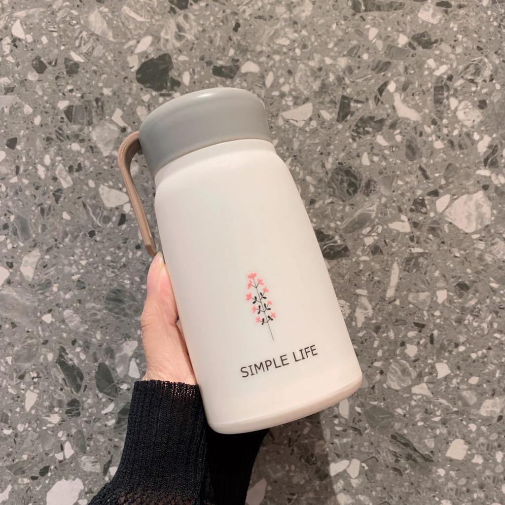 Креативный симпатичный цветной стеклянный термос, чашка для воды большой емкости, портативная чашка большой емкости