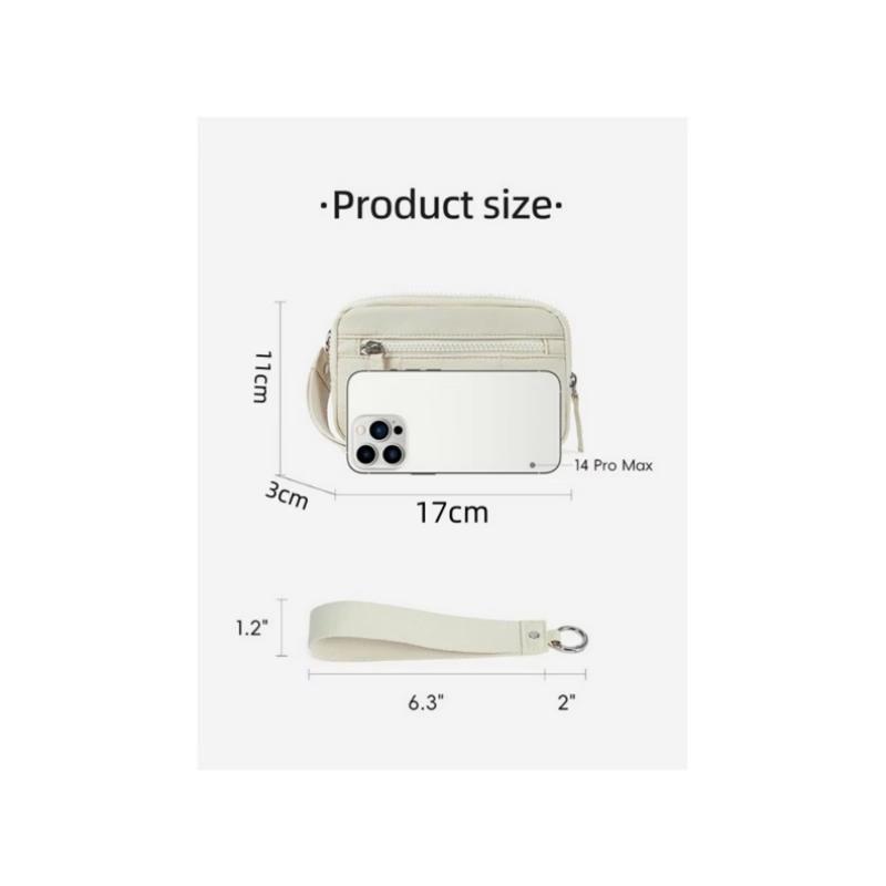 Durable Wristband Phone Bag Waterproof Design with Multi-pocket Features for Outdoor Enthusiasts