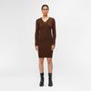 Long-sleeved V-neck Dress OBJAE THESS Woman