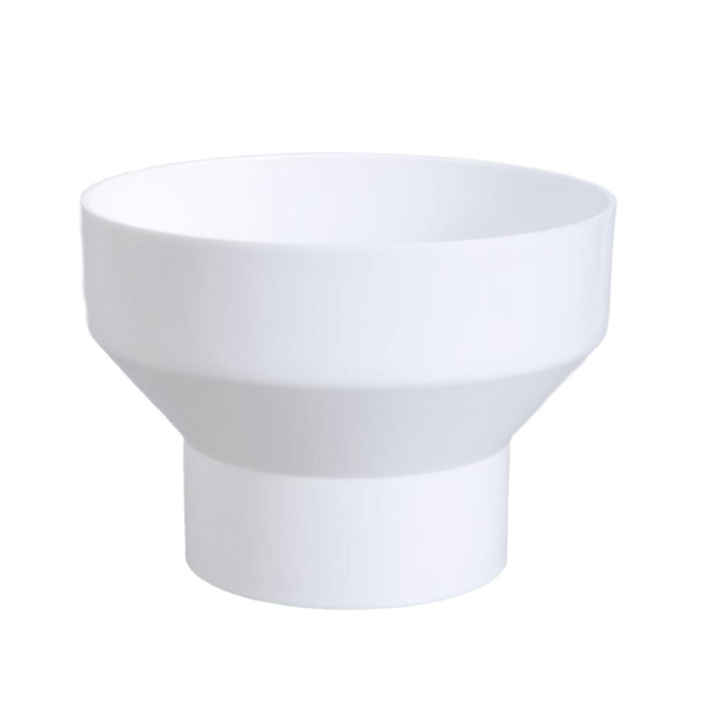 Sturdy Plastic Exhaust Hose Adapters Converts 150 Mm To 100 Mm with Metal Clamps Accessory for Efficient Ventilation