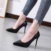 Fashion Plus Size 34-44 Office 10.5cm Thin Heels Pumps Women Shoes Pointed Toe Patent Leather Wedding Dress Shoes Woman Chaussures Femme