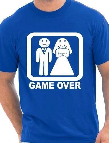 Game Over Funny Wedding/Stag Do Mens T-Shirt Size S-XXL