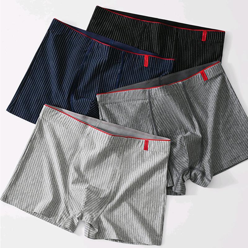5 штук мужских боксеров хлопковое нижнее белье антибактериальные трусы мужские трусы XL XXL 3XL 4XL 5XL