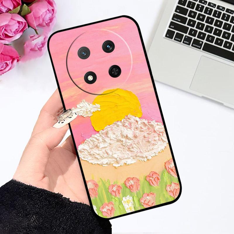 Чехол для Honor X9C Magic7 Lite Модный Расписной Чехол для Honor X60 Pro Мягкий Силиконовый ТПУ Чехол для Телефона для Honor Magic 7 Lite X60Pro