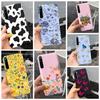 Для Realme 6 6 Pro Чехол Милые Узоры Молочной Коровы и Цветов Мягкая Задняя Крышка Для OPPO Realme 6 6S 6Pro RMX2061 Coque Funda Realme6 Capa