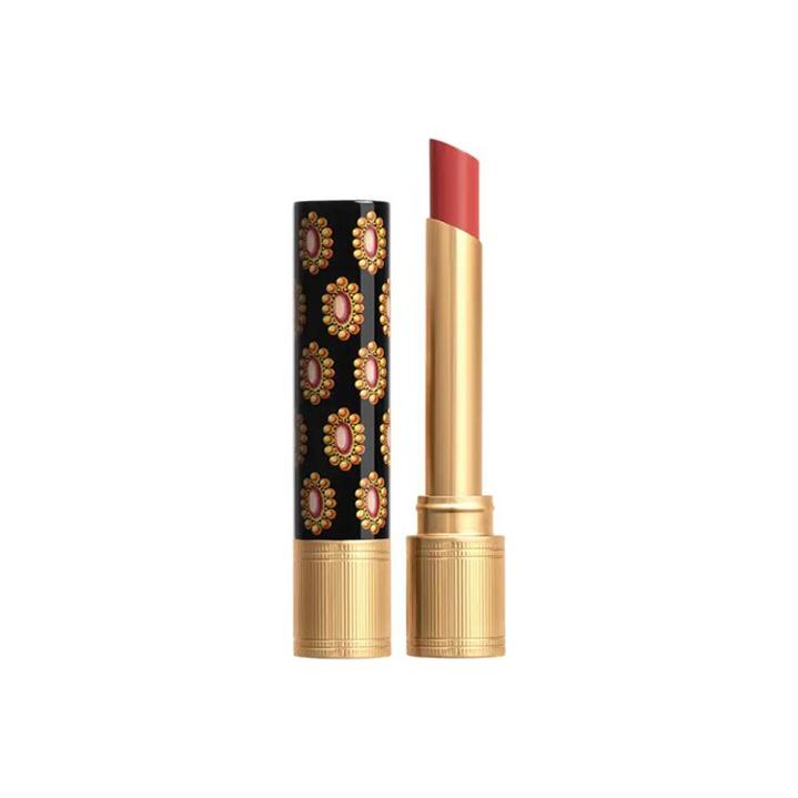 Gucci Блестящая помада Rouge De Beauté, Увлажняющая, Придающая объем, Стойкий блеск