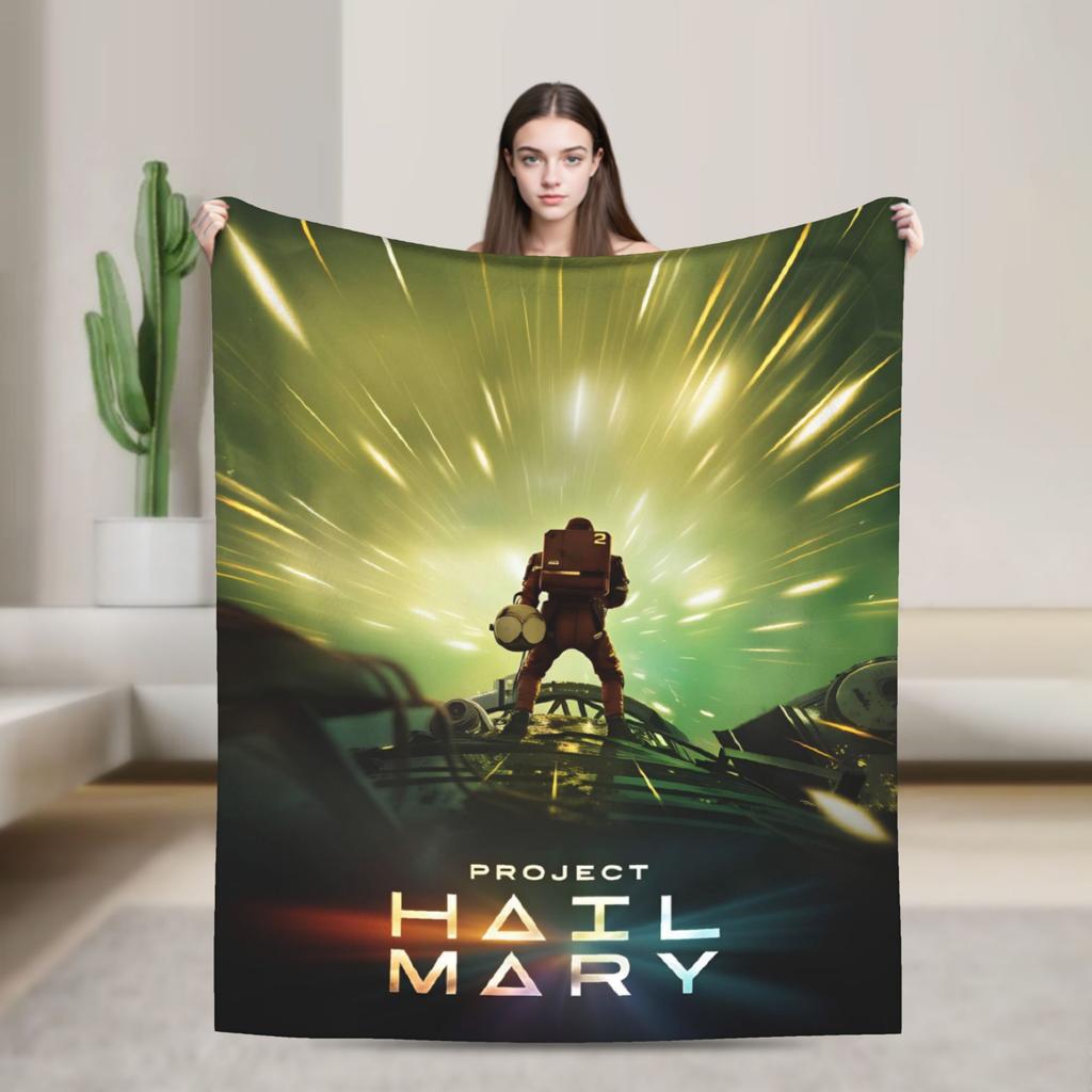 Ryland Grace Project Hail Mary Fan Concept Art Blankets Cozy Throw Blanket Spring Adults Girls Outdoor Picnic Bedspread