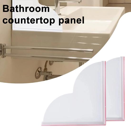 1/2 шт. Защита от брызг для душа с нескользящей силиконовой основой, водонепроницаемая самоклеящаяся, для ванной комнаты, раковины, ванны, угловая акриловая защита от воды