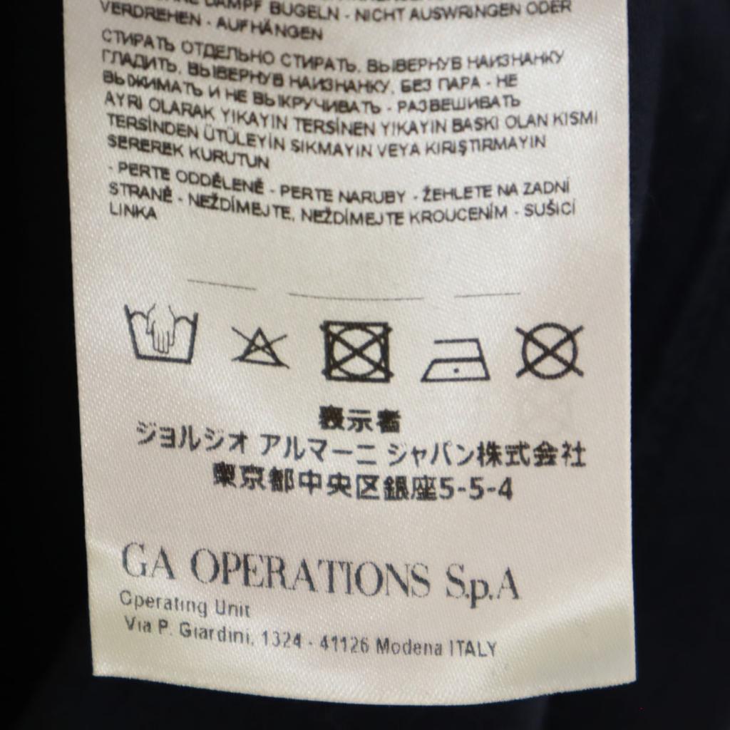 Armani Exchange Футболка с тисненым логотипом, с коротким рукавом, XS, темно-синяя, мужская, б/у