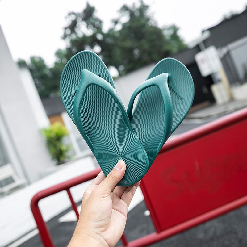 Женские нескользящие пляжные шлепанцы EVA, массажные, корейские парные домашние сандалии