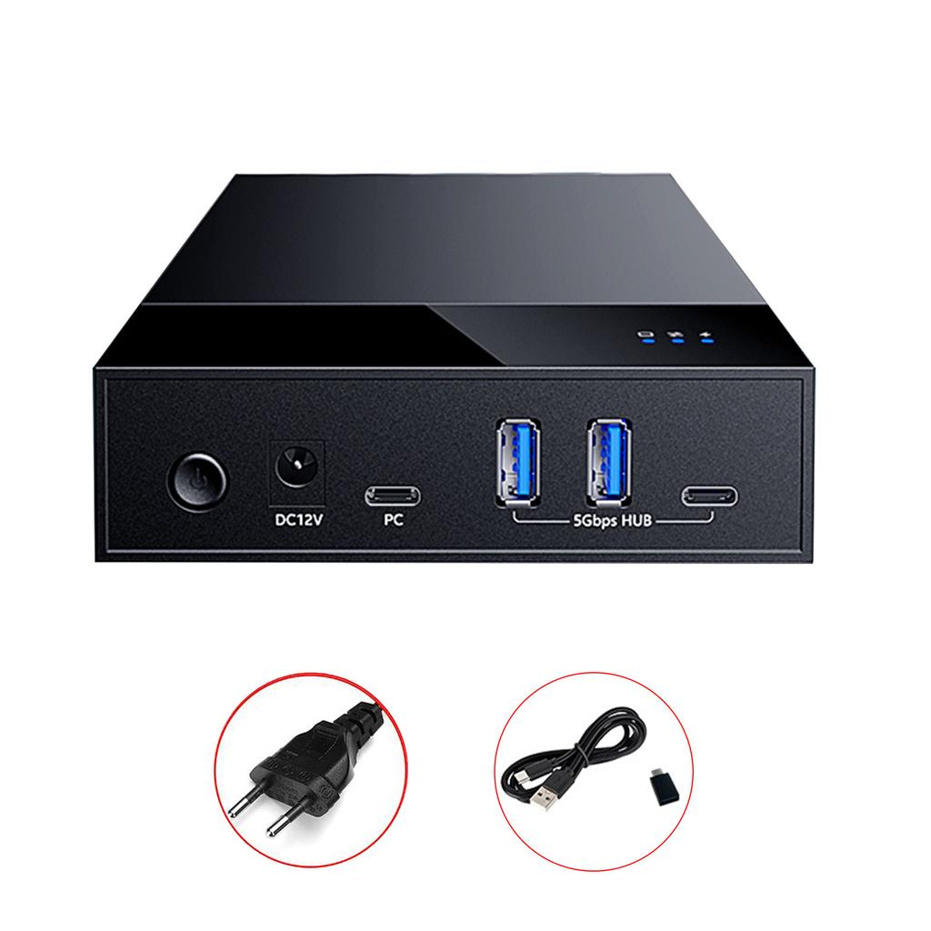 Корпус для внешнего жесткого диска USB 3.0 для 3,5 и 2,5-дюймовых SSD/HDD до 20 ТБ с поддержкой UASP TRIM