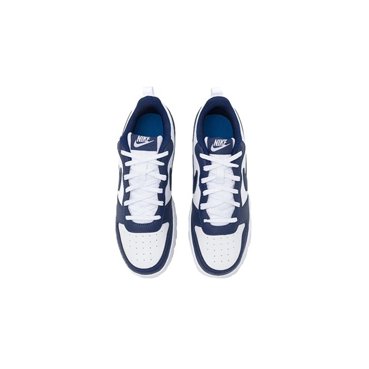 Nike Кроссовки Court Borough Low 2 GS White Signal Blue для детей Blue-Void BQ5448-107