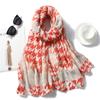 2024 New Spring/Summer Travel Shawl Autumn/Winter Scarf Women'S Thin Fashion Cotton And Hemp Scarf Large Size