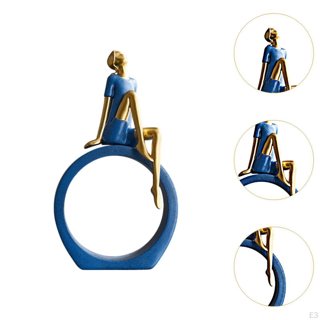 Фигурка девушки Статуэтка женщины Спальня Гостиная Декоративный шкаф Стол Элегантный Креативный фермерский дом